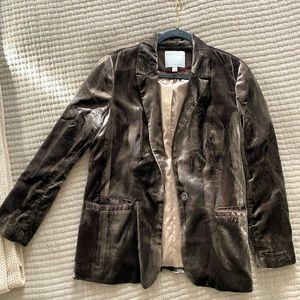 ett:twa by Anthropologie Velvet Blazer size 14